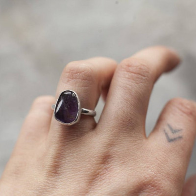 Thea - Amethyst Ring For Women