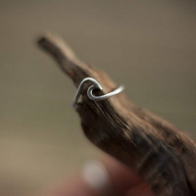 Nori - Sterling Silver Wave Ring