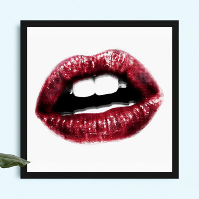 Lips Modern Art Print