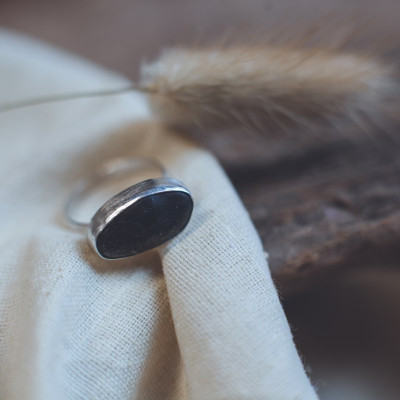 Niara - Custom Sea Pebble Ring