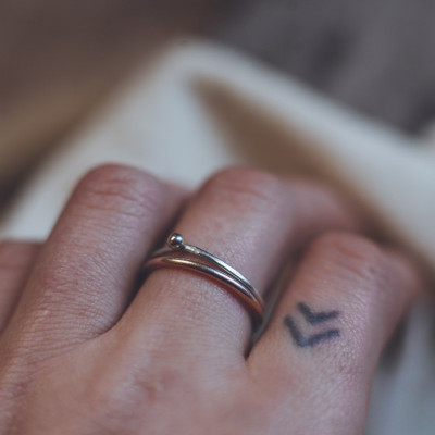 Juno - Gold & Silver Ring Set