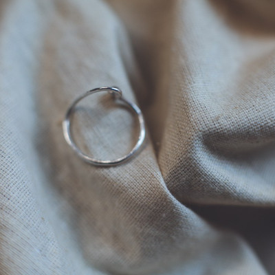 Jiya - Abstract Garnet Ring