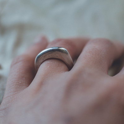 Mae - Chunky Simple Silver Ring