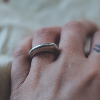 Mae - Chunky Simple Silver Ring