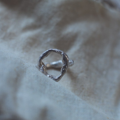 Petra - Molten Circle Ring