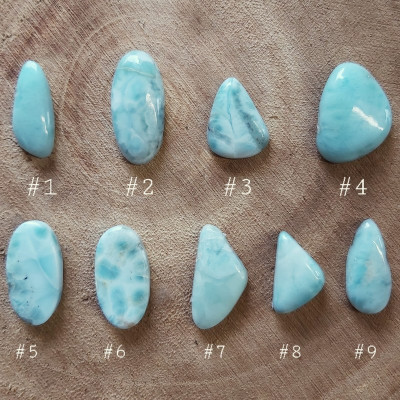 Zuri - Larimar Silver Ring