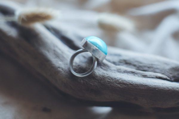 Lola - Bohemian Turquoise Ring - Image 3