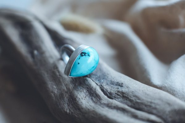 Lola - Bohemian Turquoise Ring - Image 6