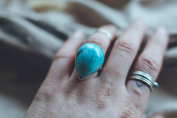 Lola - Bohemian Turquoise Ring - Image 8