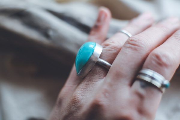 Lola - Bohemian Turquoise Ring - Image 7