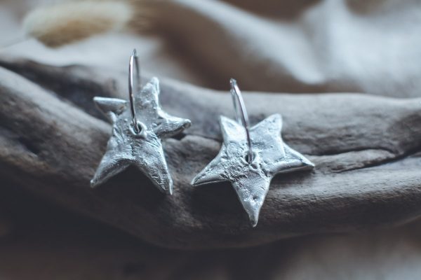 Aurelia - Statement Star Hoop Earrings
