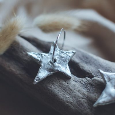 Aurelia - Statement Star Hoop Earrings