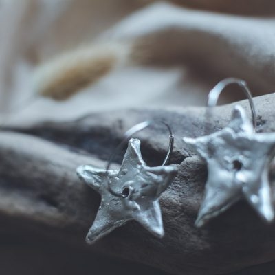 Aurelia - Statement Star Hoop Earrings