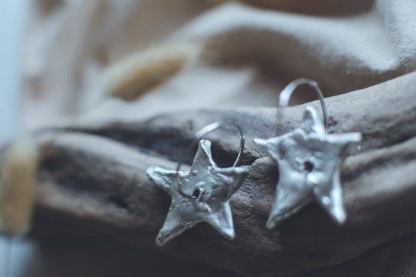Aurelia - Statement Star Hoop Earrings - Image 4