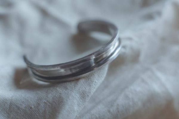 Sage - Sterling Silver Hair Tie Bracelet - Image 3