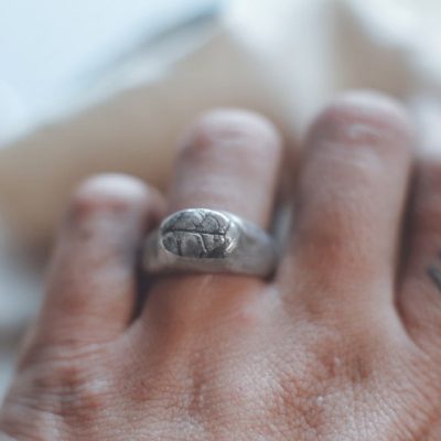 Arden - Leaf Signet Ring
