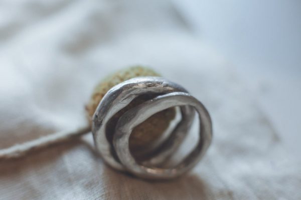 Niobe - Organic Molten Ring Set - Image 4