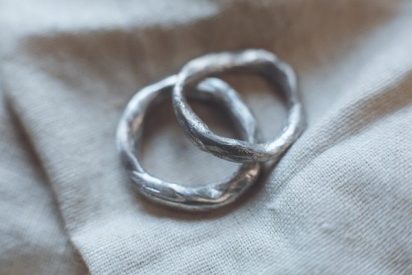 Niobe - Organic Molten Ring Set - Image 2