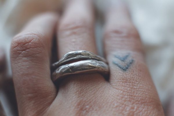 Niobe - Organic Molten Ring Set - Image 8