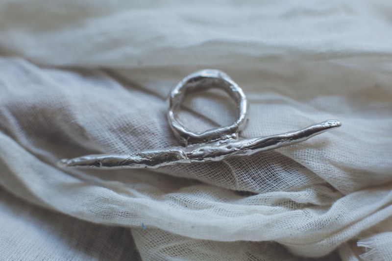 Aryan - Statement Modern Spike Ring - Image 3